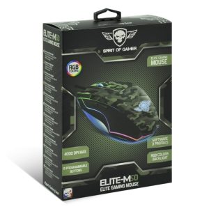 Alternative view of Souris filaire Gamer Spirit of Gamer Elite-M50 Army Edition RGB (Motif Camouflage)