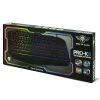 Spirit of Gamer Pro-K8 Clavier pour gamer avec rétro-éclairage RGB et 4 touches programmables