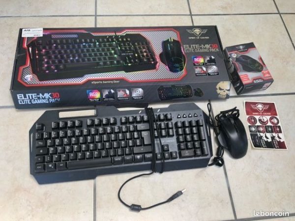 Pack Clavier Gamer et Souris Gamer SOG ELITE MK30