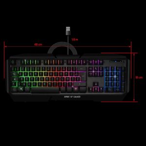 Alternative view of CLAVIER SPIRIT OF GAMER PRO-K5