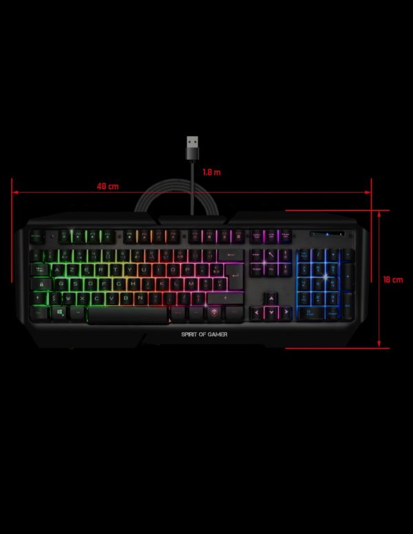 CLAVIER SPIRIT OF GAMER PRO-K5 – Image 2