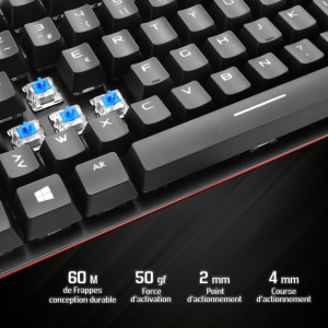 Alternative view of CLAVIER SPIRIT OF GAMER XPERT-K300