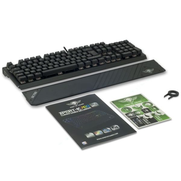 Spirit Of Gamer Clavier Gaming Mécanique Rétro Eclairage Rgbchâssis En Aluminium Xpert-K700 – Image 7